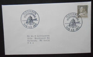 Groenlandia 1973 Copertina commemorativa del 200° anniversario di Godhavn - Foto 1 di 1