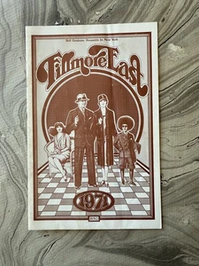 FILLMORE EAST Concert Program 1971 LEE MICHAELS FANNY HUMBLE PIE BILL GRAHAM - Picture 1 of 6