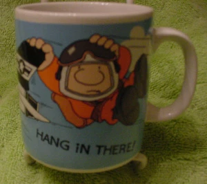 VTG US Air Force Ziggy Mug Hang in there HTF -----H - Picture 1 of 3