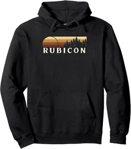 Sudadera con Capucha Retro Rubicon, AR Vintage Evergreen Sunset Años Ochenta - Imagen 1 de 9