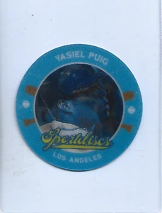 Discos deportivos Yasiel Puig-Los Angeles Dodgers-2013 Hometown Heroes #54 - Imagen 1 de 2