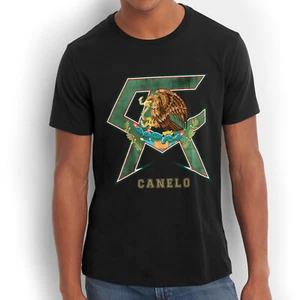 Neu Saul Alvarez Canelo Boxen Champion Symbol Herren schwarz T-Shirt Größe S bis 5XL - Bild 1 von 9