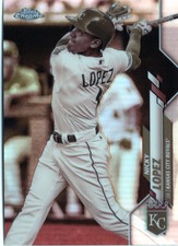2020 Topps Chrome Sepia Refractor Nicky Lopez #92 Kansas City Royals