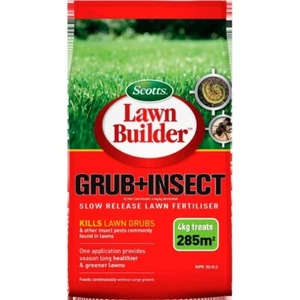 Scotts Lawn Builder 4kg Grub And Insect Control Fertiliser - Picture 1 of 3