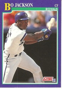 1991 SCORE BO JACKSON BASEBALL CARD  #5