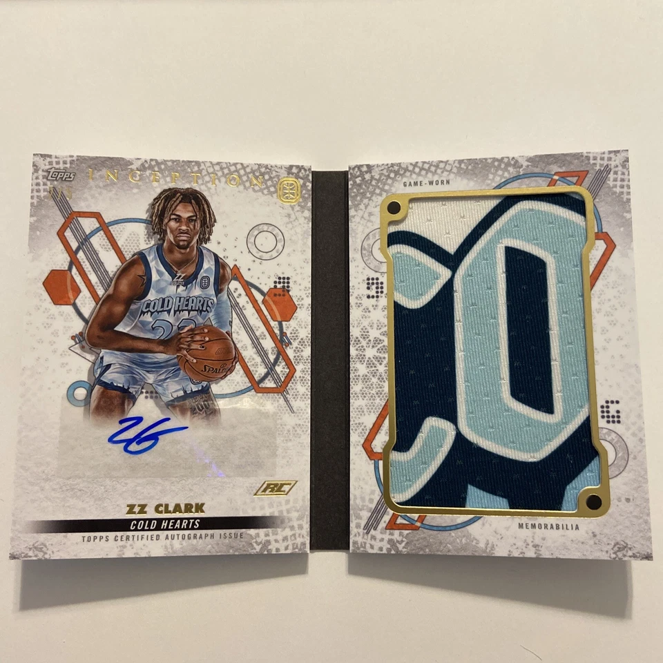 2022-23 Topps Inception ZZ Clark 2/5 Team Name Relic Book Auto - Image 1 of 4