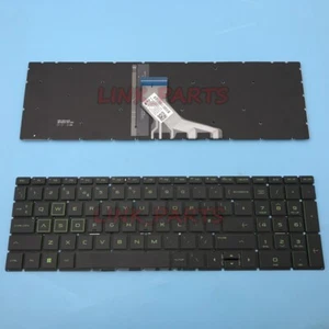 NEW UK Keyboard For HP 15-cx0097na 15-cx0098na 15-cx0099na Green Backlit - Picture 1 of 2