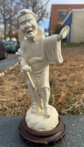 Wonderful 20th Century Chinese Blanc de Chine Figure of Old Man - Picture 1 of 16