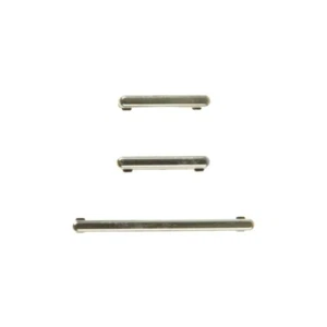 Cosmetic Button Set Volume Power for Samsung Galaxy S10 5G Silver Replacement - Picture 1 of 1