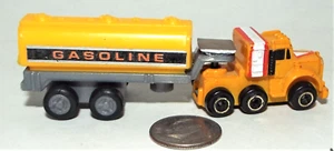 Small Imperial Plastic Semi Tractor/Trailer Tank Truck marked Gasoline - Picture 1 of 5