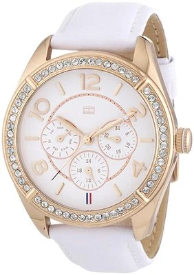 Tommy Hilfiger 1781251 Sport White Dial Leather Strap Women's Watch - Image 1 of 3
