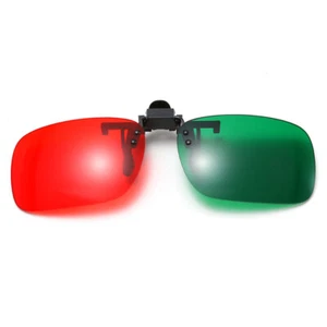 Red Blue Green 3D Glasses Black Frame For Dimensional Anaglyph Movie-$i - Zdjęcie 1 z 14