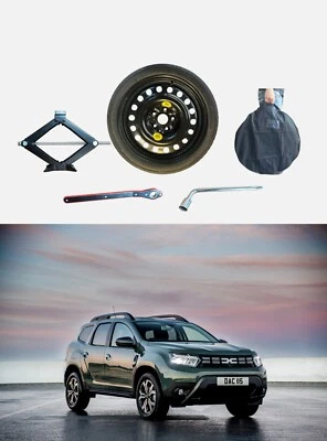 Kit Ruotino di Scorta 16" per Dacia Duster con Cric Chiave Sacca 145/90R16 - Immagine 1 di 4