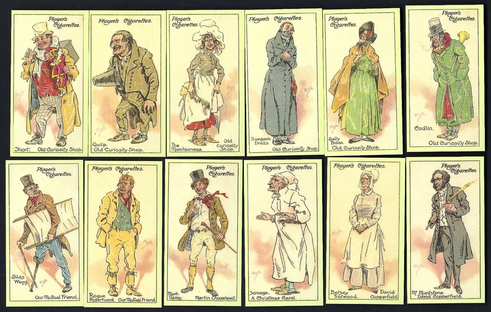 IMPERIAL - CHARACTERS FROM DICKENS, 2ND (PLAYER, REPRINT) - FULL SET OF 25 CARDS - Image 1 of 4
