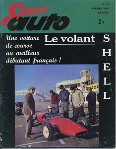 SPORT AUTO n°14 02/1963 MONTECARLO CORTINA LOTUS avec encart - Imagen 1 de 1