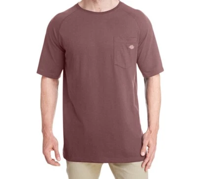 Camiseta Dickies Para Hombres Talla S-5XL, LT-5XLT Manga Corta Temp-IQ Rendimiento Bolsillo Foto 1 de 4