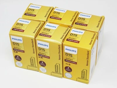 Pack of 6 | OPEN BOX LOT D1S Philips OEM HID Xenon Headlight Bulbs 85415C1 DOT - Image 1 of 4