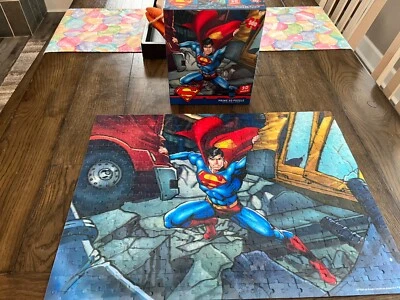 Superman Strength DC 500 Piece Prime 3D Image Lenticular Puzzle Ages 6+ 24x18 - Image 1 of 2