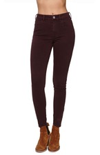 Bullhead Denim Co Skinniest Jeans Junior Size 7 Plum Stretch Super High Rise