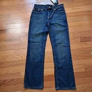 NWT Polo Ralph Lauren Girls Blue Jeans size 10 Slim Classic Fit Straight Leg - Picture 1 of 12