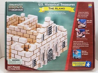 The Alamo Brick And Mortar Building Kit Diorama Educational Insights 2004 Rare - Image 1 of 4