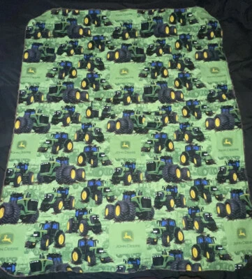 **JOHN DEERE**Tractores Minky Casero Bebé Infante Asiento de Coche Toldo-Cubierta Foto 1 de 4