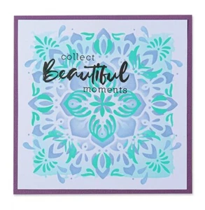 Herramienta para hacer Sizzix plantilla en capas 6"X6" de Jessica Scott-Mosaic Flowers 664919 - Imagen 1 de 4