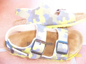 Birkenstock GR. 32 Kinder Jungen Sandale Grün Camouflage schmale Weite - Bild 1 von 11