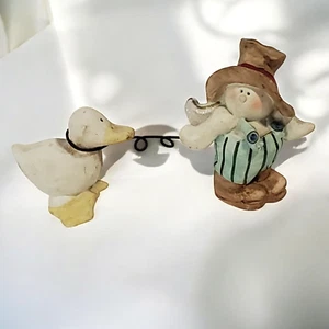 Vintage 90er Nancye Williams Sprinkles Engel Love is All Around Figur Bauer Ente - Bild 1 von 10