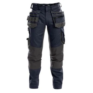 Herren Dassy Arbeitshose Flux mit Stretch Multi Taschen und Knietaschen Marineblau - Bild 1 von 5