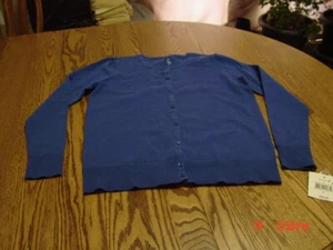 Womens Blue Cardigan Sweater by Falls Creek - Picture 1 of 4
