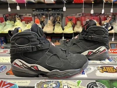 Air Jordan 8 Playoff 2013 Talla 8 Usado Raro Retro Auténtico Negro Alto MJ OG Nike Foto 1 de 4