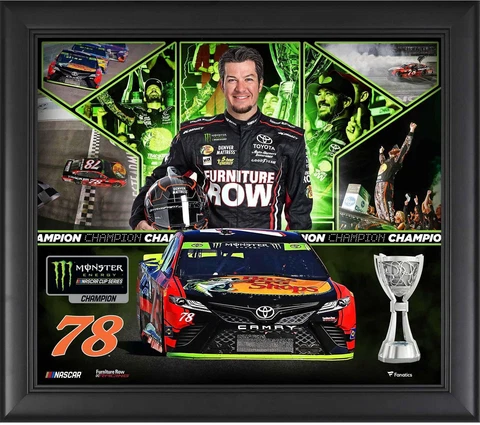 Martin Truex Jr. Racing Framed 15x17 2017 NASCAR Cup Champion Collage Cover