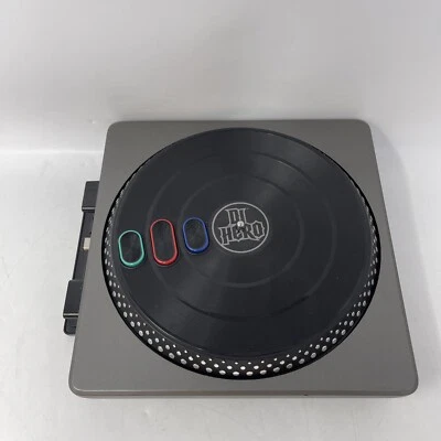 DJ Hero Gray Wireless Turntable Replacement Only For Xbox 360, Wii, PS2, PS3 - Image 1 of 4