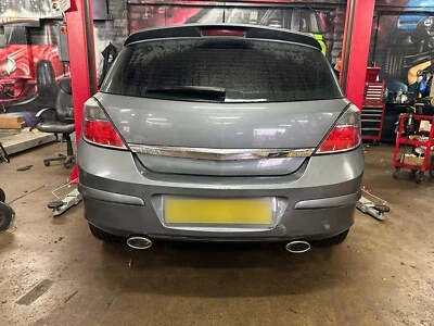 VAUXHALL ASTRA CUSTOM BUILT STAINLESS EXHAUST SYSTEM BACK BOX DELETE FITTED - Image 1 of 4
