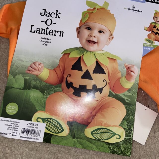 Fantasia Halloween Abóbora  Roupa Infantil para Bebê Usado