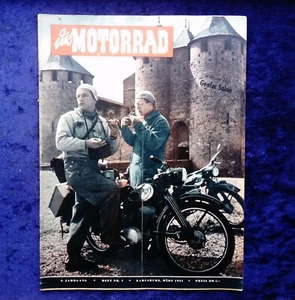 Das Motorrad 7/1951, Norton Manx Fahrgestell, Genfer Salon, ESSO Werbung - Bild 1 von 4