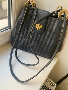 Maison mollerus MM Monogram Wmns Bag Long Handles Gold Logo - Picture 1 of 12