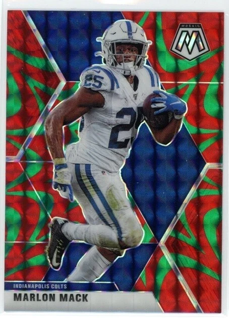 MARLON MACK 2020 Panini Mosaic Green Reactive Prizm #92 Colts - Image 1 of 1
