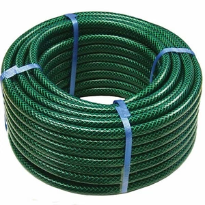 30M 50M 75M 100M Garden Hose Pipe Reinforced Braided Watering Hosepipe Reel Pvc - Picture 1 of 46