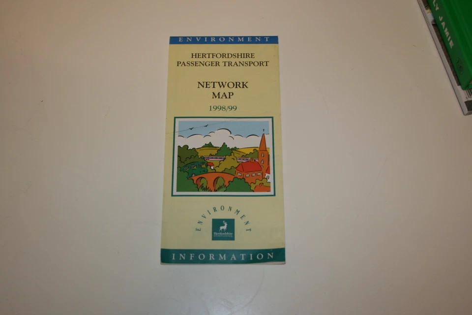Hertfordshire County Council Passenger Transport Map 1998/99 - Image 1 of 1