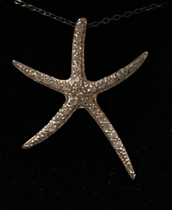 Estrella de pez pavé de circonita cúbica de plata de ley - Imagen 1 de 3