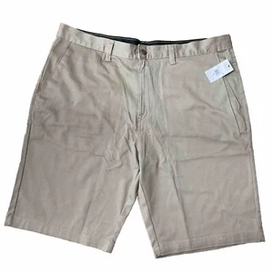 Volcom Vmonty 22” Men's 40 Chino Shorts 11” Inseam Khaki Tan NEW $50 - Picture 1 of 9