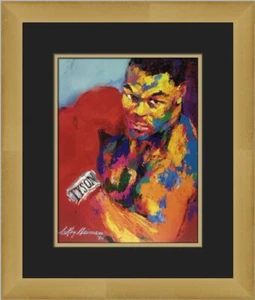 Leroy Neiman Mike Tyson Custom Framed Print - Picture 1 of 2
