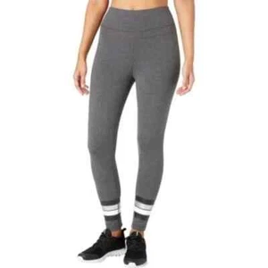 Reebok Heather Stripes Cotton Ankle Tights NWT Small - Picture 1 of 6