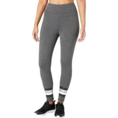 Reebok Heather Stripes Cotton Ankle Tights NWT Small - Image 1 of 4