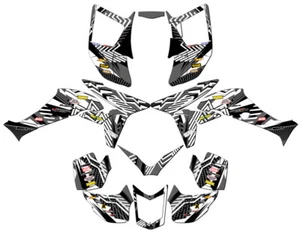 Kit de gráficos TRX 450R MAYHEM 2006-2017 negro Senge compatible con Honda - Imagen 1 de 7