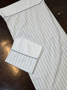 Wamsutta Navy And White Stripe King Pillowcases Set Of 2 - Picture 1 of 12