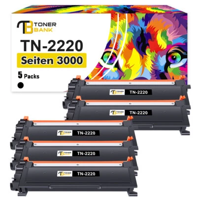 1-5 Toner XXL Kompatibel für Brother TN-2220 HL-2250DN MFC-7360N 7460DN DCP-7060 - Bild 1 von 4