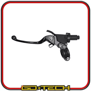 CLUTCH BRAKE LEVER MOTORCYCLE SCOOTER ADJUSTABLE ANTI-BREAKAGE CNC HANDLEBAR 22mm BLACK - Picture 1 of 1